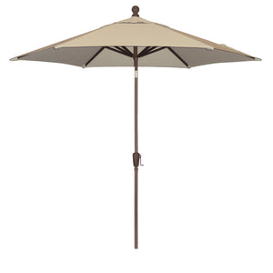 9' Push Button Tilt Umbrella - Antique Beige - The Great Escape