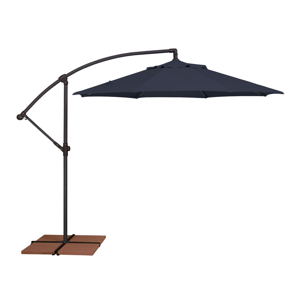 9' Classic Octagon Non-Tilt Cantilever Umbrella- Navy - The Great Escape