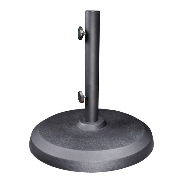 50LB Designer Cast Aluminum Umbrella Base - Antracite - The Great Escape