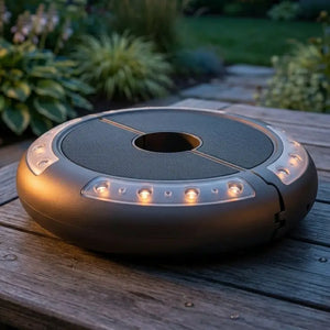 Luna 16-LED Rechargeable Umbrella Light W/ Bluetooth Speaker - The Great Escape